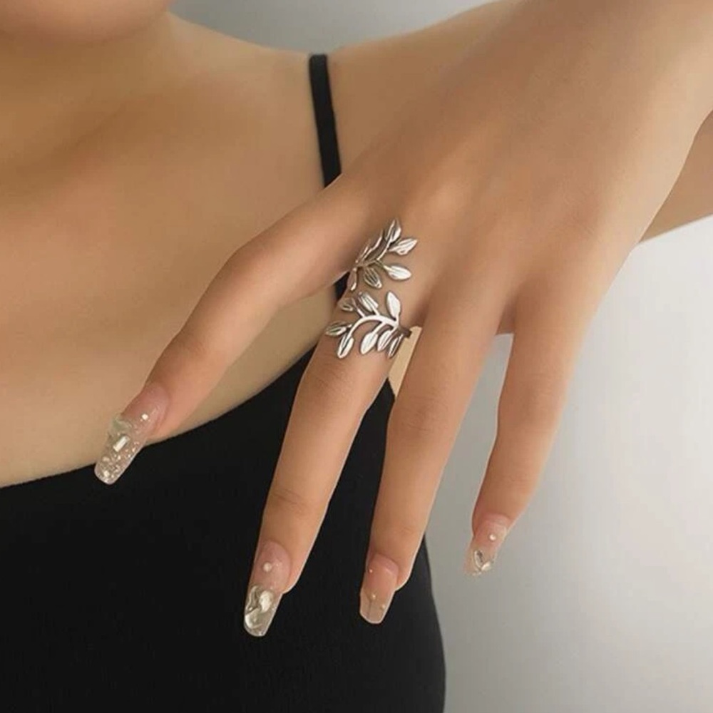 Olive Branch Ring, Wrap Ring